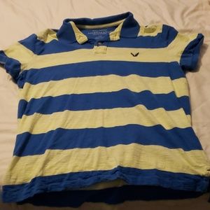 Blue and Yellow AE Polo